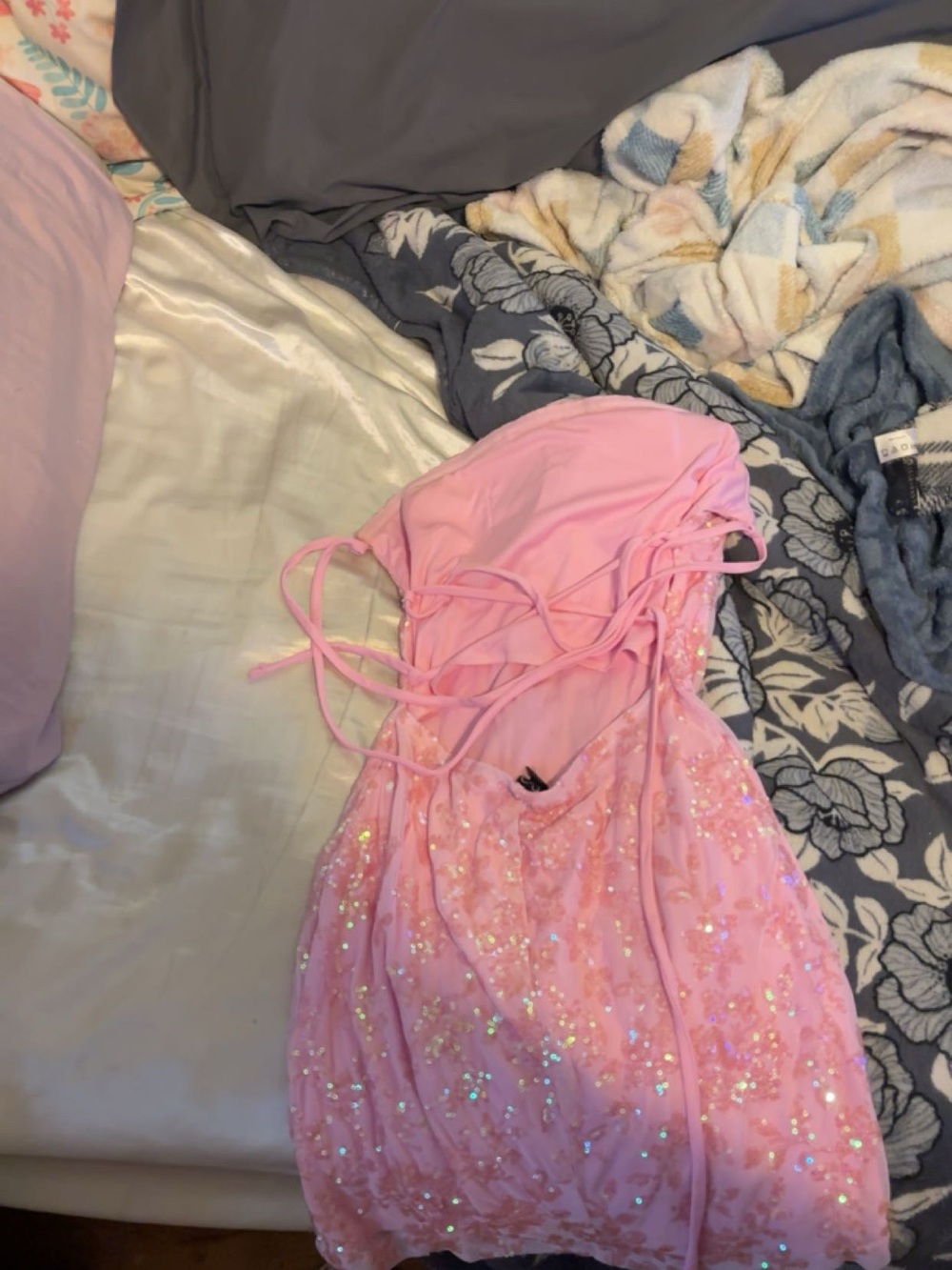 Windsor Pink Sequin Maxi Dress